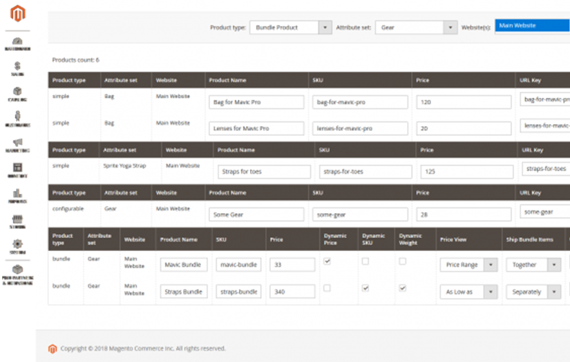 Bulk Products - Magento 2 Extension screenshot 1